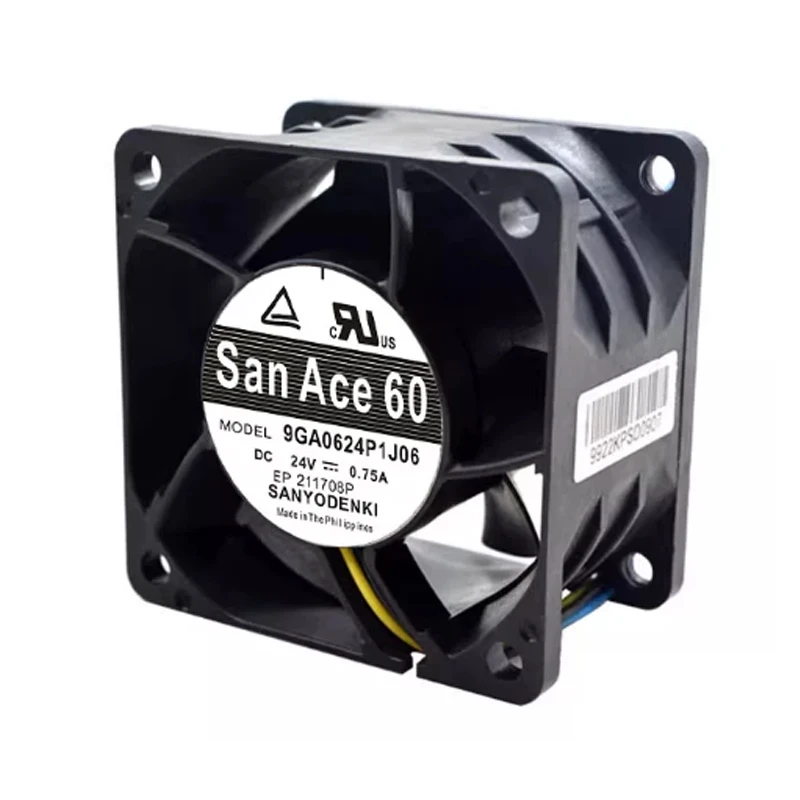 9GA0624P1J06 | Sanyo Denki 24VDC DC Axial Fan for UPS, server and telecom equipment cooling