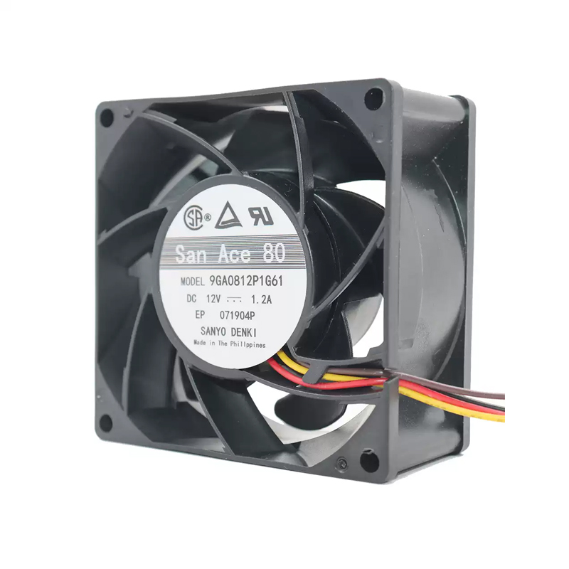 9GA0812P1G61 | Sanyo Denki 12VDC 14.4W DC Axial Fan for UPS, server and telecom equipment cooling