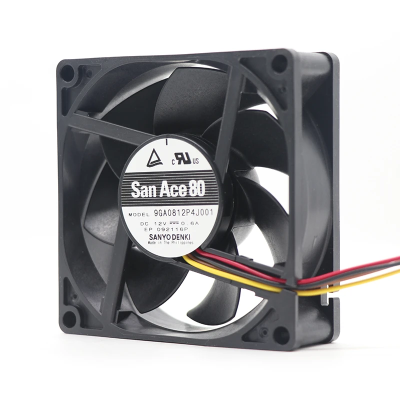 9GA0812P4J001 | Sanyo Denki 12VDC 7.2W DC Axial Fan for UPS, server and telecom equipment cooling