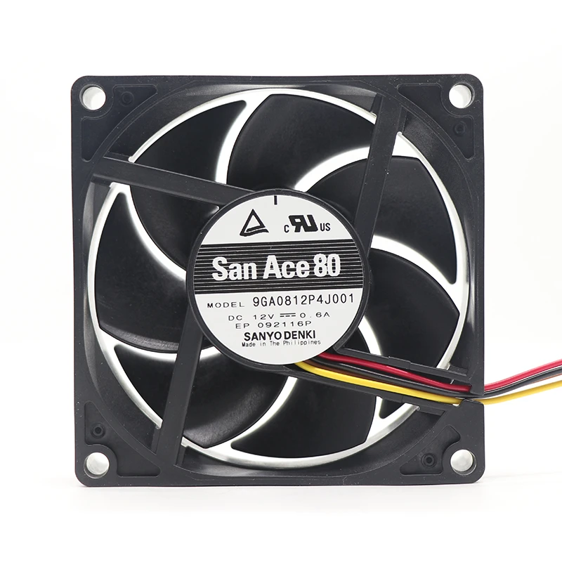 9GA0812P4J001 | Sanyo Denki 12VDC 7.2W DC Axial Fan for UPS, server and telecom equipment cooling