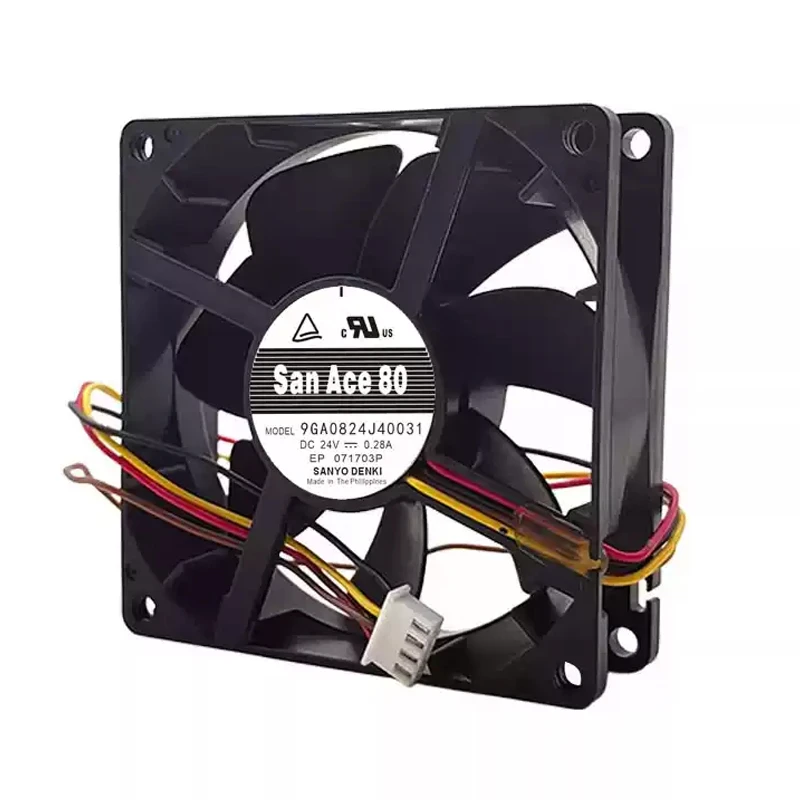 9GA0824J40031 | Sanyo Denki 24VDC DC Axial Fan for UPS, server and telecom equipment cooling