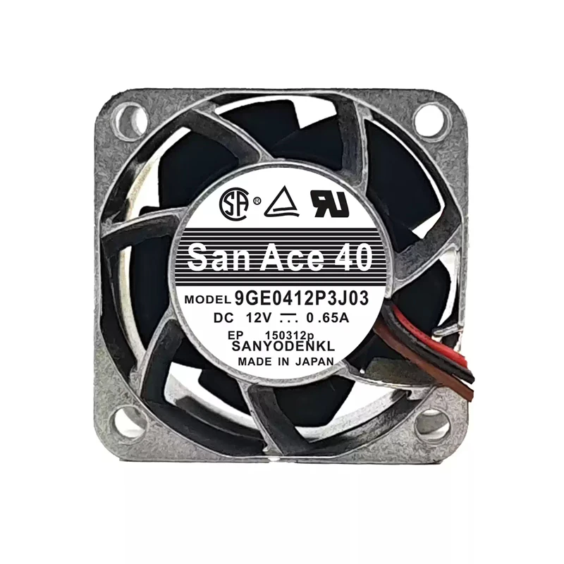 9GE0412P3J03 | Sanyo Denki 12VDC 7.8W DC Axial Fan for UPS, server and telecom equipment cooling