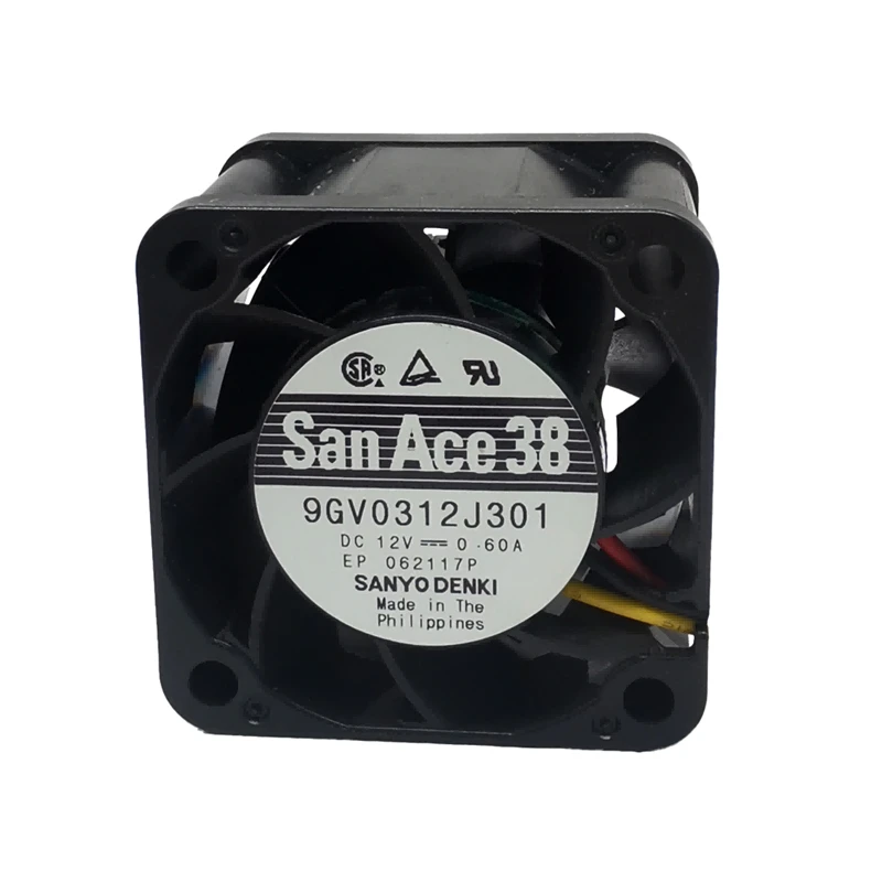 9GV0312G3D01 | Sanyo Denki 12VDC 4.8W DC Axial Fan for automation and control cabinet cooling