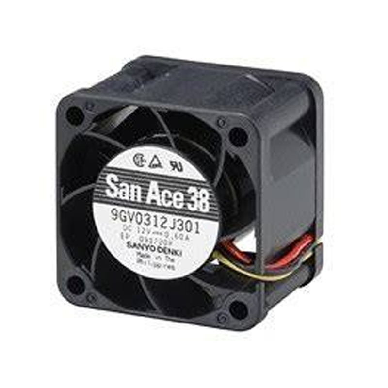 9GV0312J301 | Sanyo Denki 12VDC 7.2W DC Axial Fan for automation and control cabinet cooling