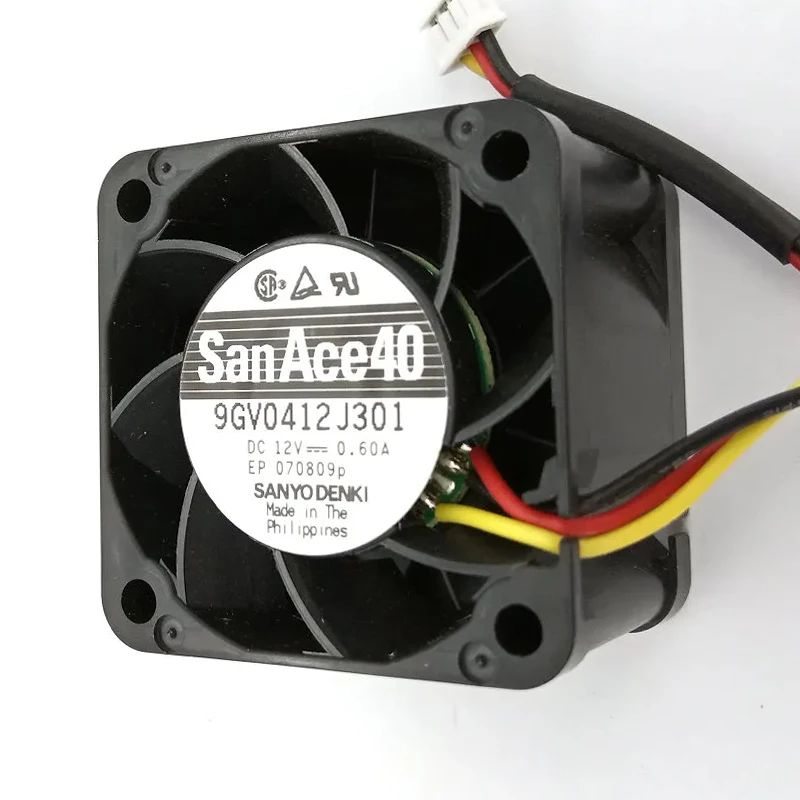 9GV0412J301 | Sanyo Denki 12VDC 7.2W DC Axial Fan for automation and control cabinet cooling