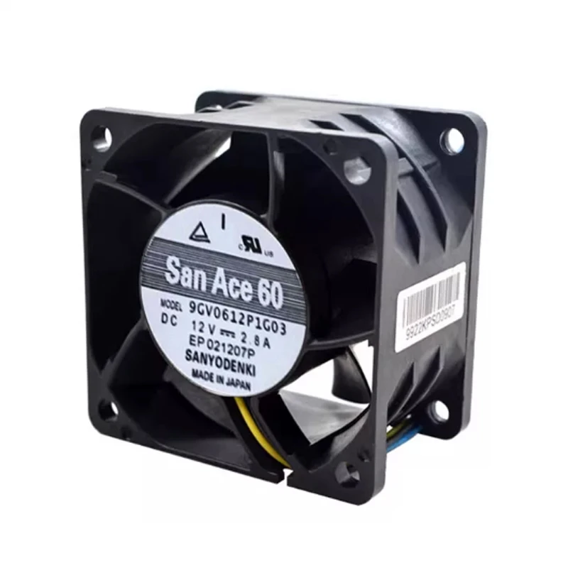 9GV0612P1G03 | Sanyo Denki 12VDC 33.6W DC Axial Fan for automation and control cabinet cooling