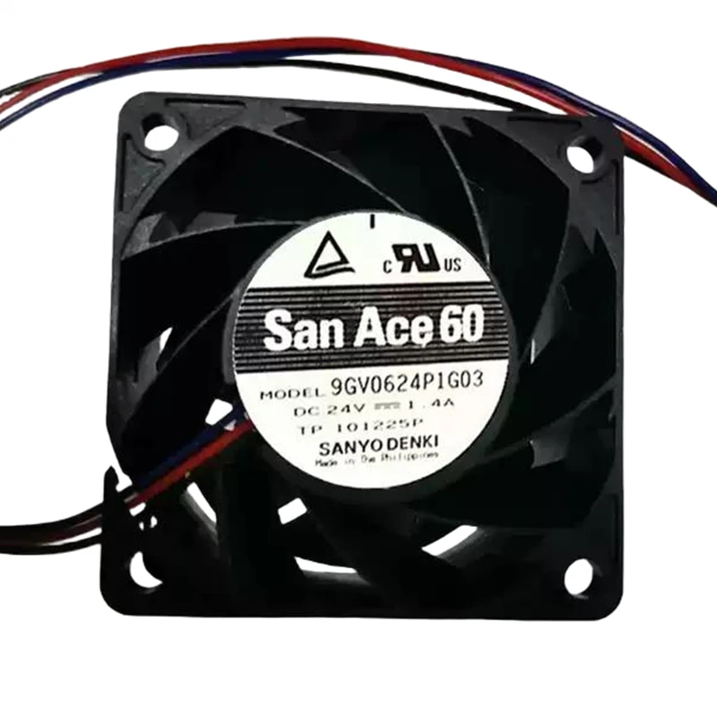 9GV0624P1G03 | Sanyo Denki 24VDC 33.6W DC Axial Fan for automation and control cabinet cooling