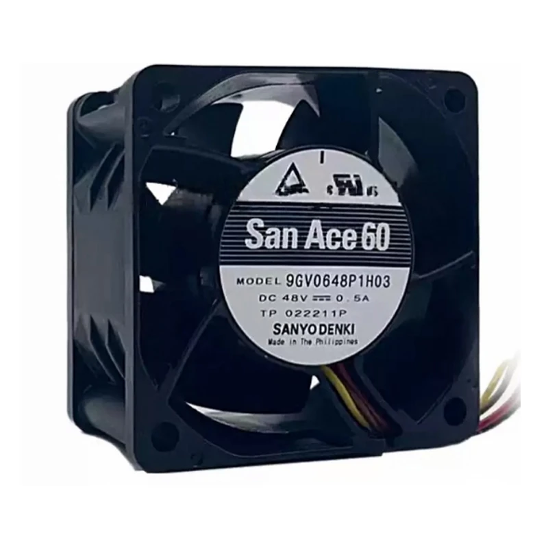 9GV0648P1H03 | Sanyo Denki 48VDC 24W DC Axial Fan for automation and control cabinet cooling