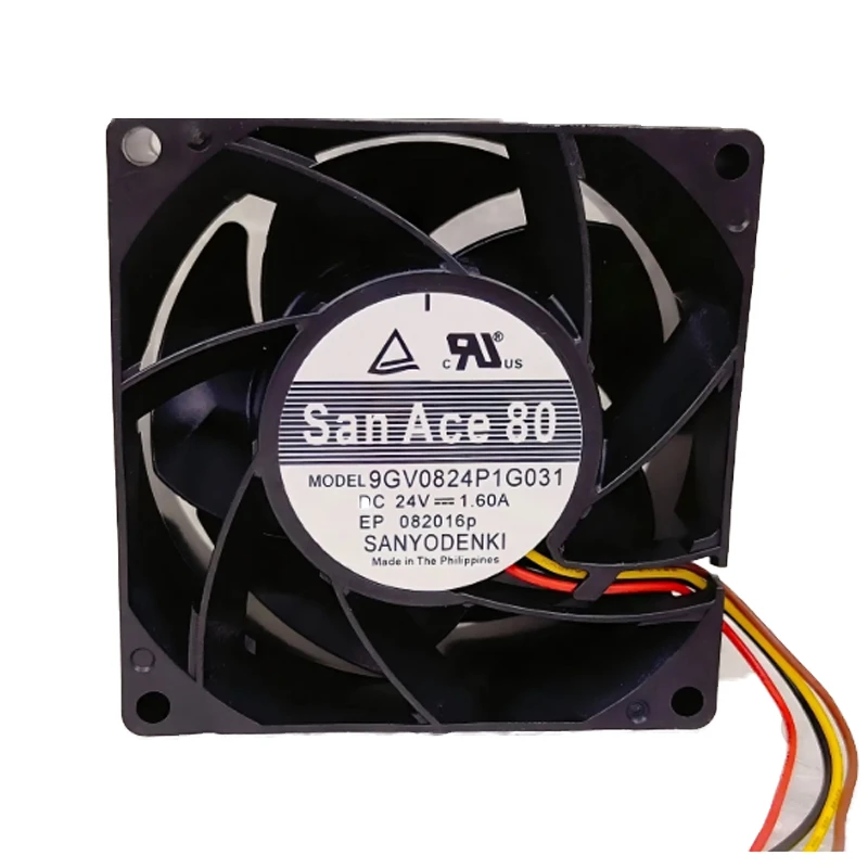 9GV0824P1G031 | Sanyo Denki 24VDC 38.4W DC Axial Fan for automation and control cabinet cooling