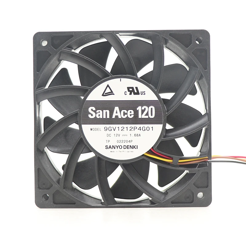 9GV1212P4G01 | Sanyo Denki 12VDC 20.16W DC Axial Fan for automation and control cabinet cooling