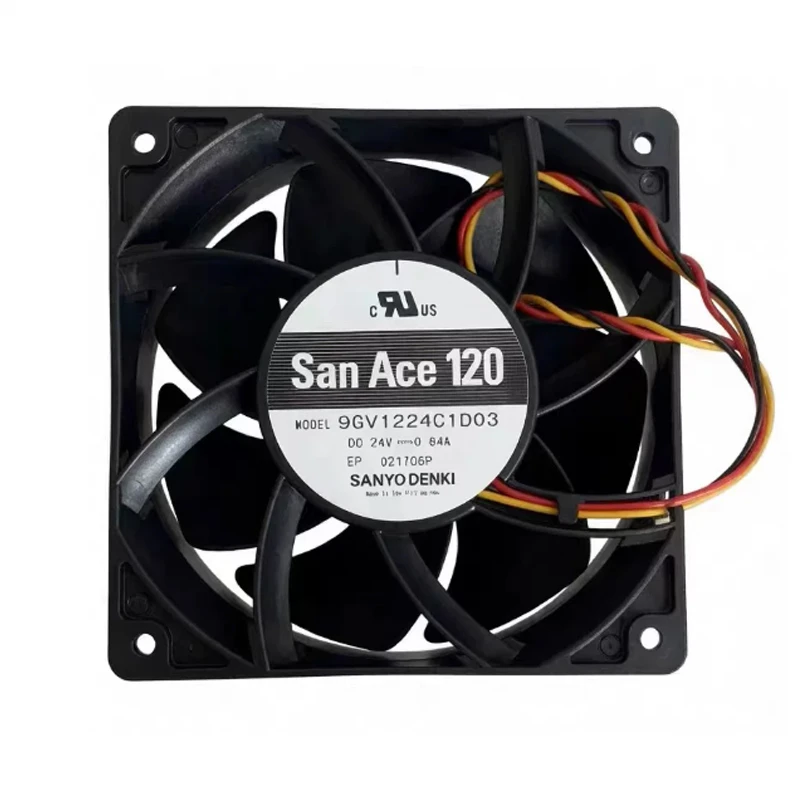 9GV1224C1D03 | Sanyo Denki 24VDC DC Axial Fan for automation and control cabinet cooling