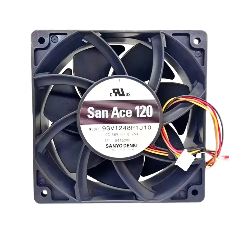 9GV1248P1J10 | Sanyo Denki 48VDC DC Axial Fan for automation and control cabinet cooling