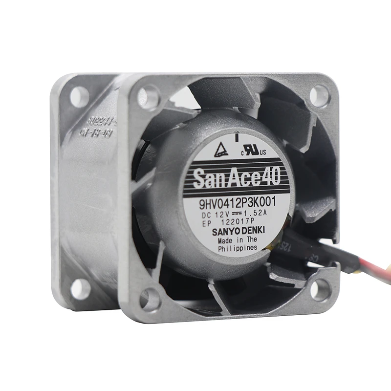 9HV0412P3K001 | Sanyo Denki 12VDC 18.3W DC Axial Fan for AI servers and high-density equipment cooling