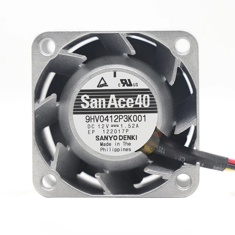 9HV0412P3K001 | Sanyo Denki 12VDC 18.3W DC Axial Fan for AI servers and high-density equipment cooling