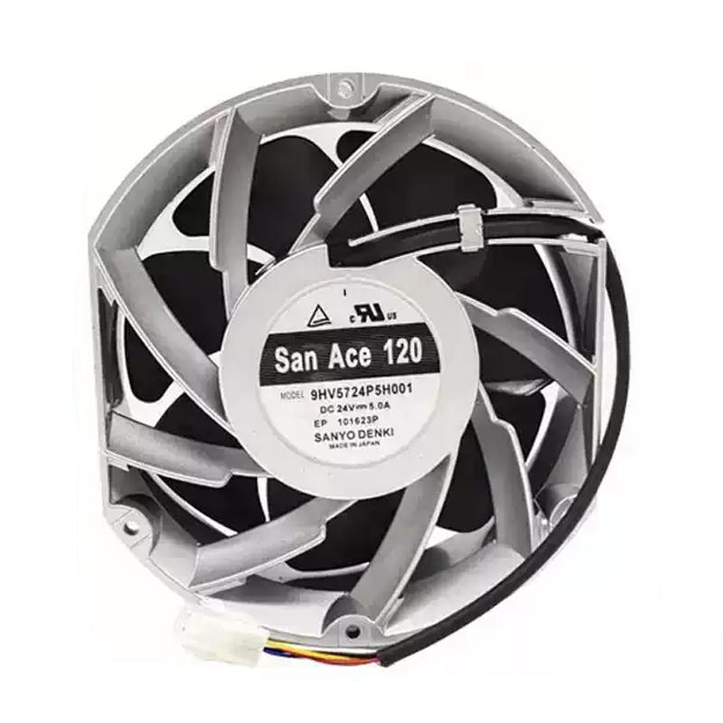 9HV5724P5H001 | Sanyo Denki 24VDC 120W DC Axial Fan for AI servers and high-density equipment cooling