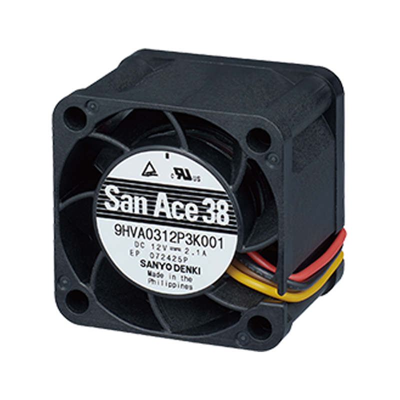 9HVA0312P3K001 | Sanyo Denki 12VDC 25.2W DC Axial Fan for AI servers and high-density equipment cooling