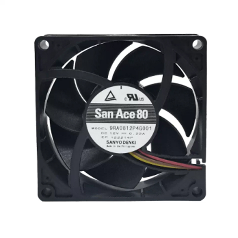 9RA0812P4G001 | Sanyo Denki 12VDC 2.64W DC Axial Fan for UPS, server and telecom equipment cooling
