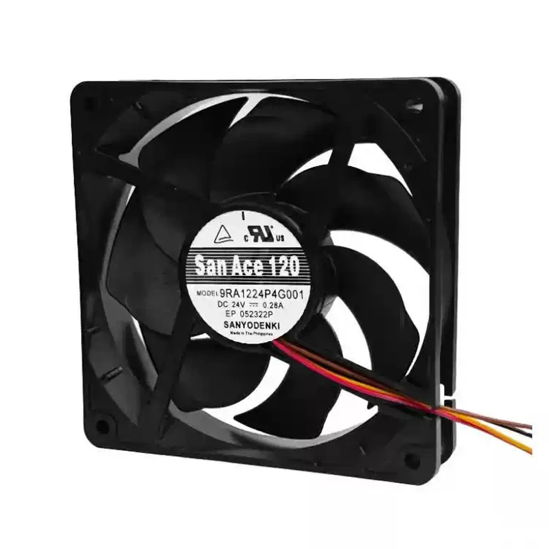 9RA1224P4G001 | Sanyo Denki 24VDC 6.72W DC Axial Fan for UPS, server and telecom equipment cooling