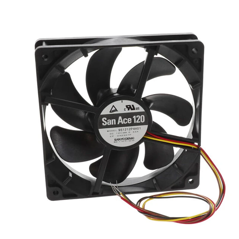 9S1212P4H01 | Sanyo Denki 12VDC 4.68W DC Axial Fan for UPS, server and telecom equipment cooling