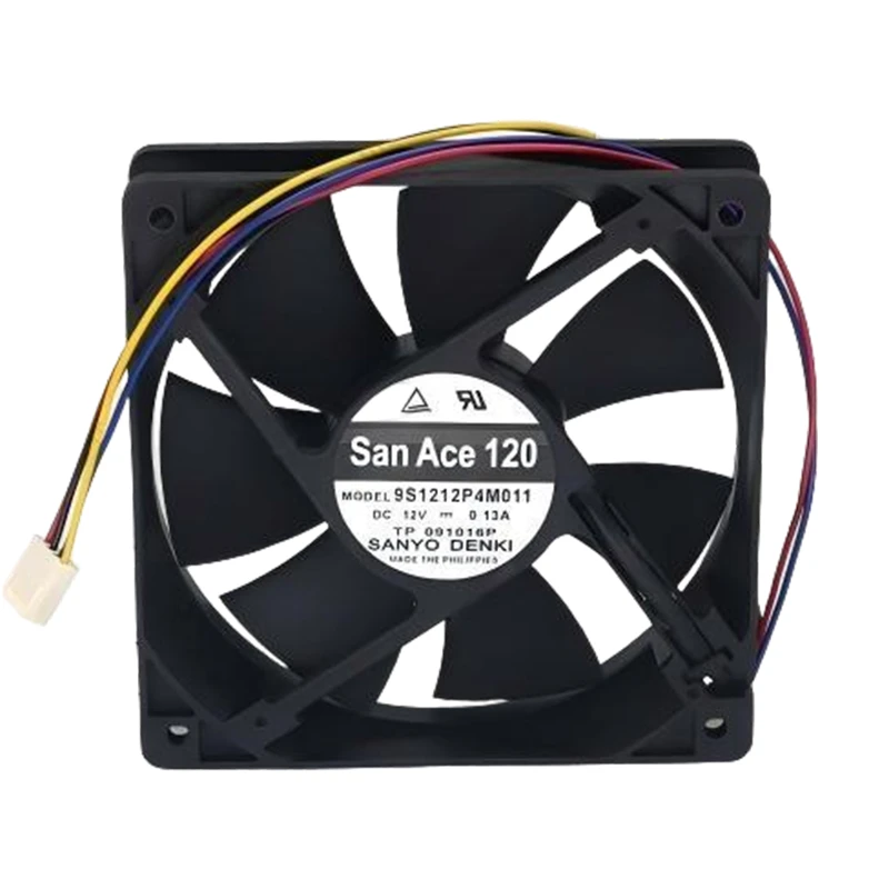 9S1212P4M011 | Sanyo Denki 12VDC 1.56W DC Axial Fan for UPS, server and telecom equipment cooling