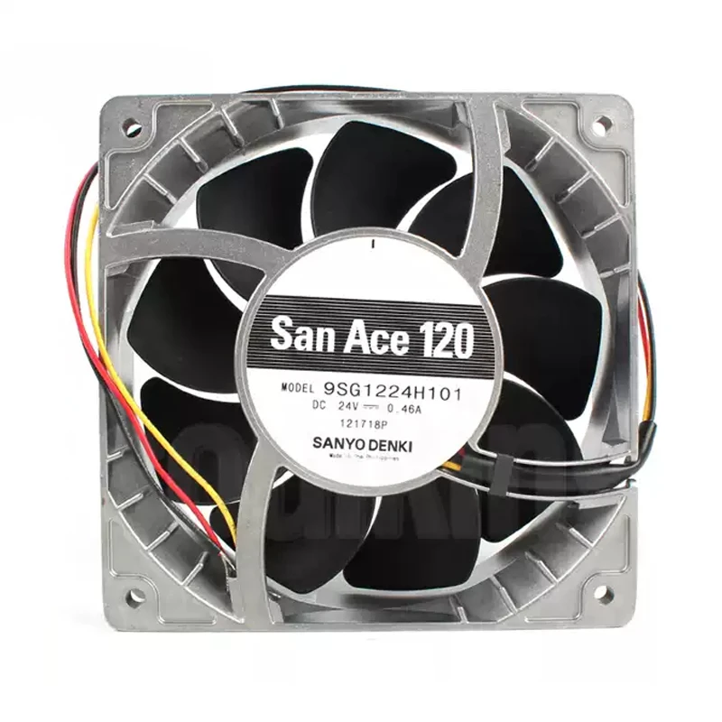 9SG1224H101 | Sanyo Denki 24VDC 11W DC Axial Fan for UPS, server and telecom equipment cooling