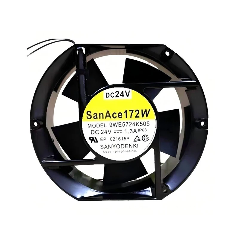 9WE5724K505 | Sanyo Denki 24VDC DC Axial Fan for solar inverter and energy storage cooling