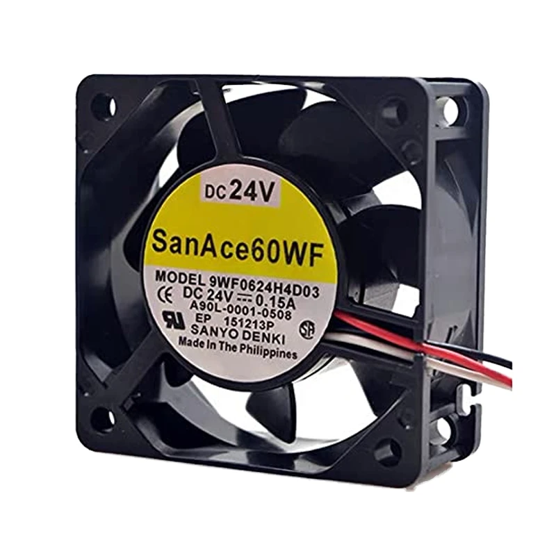 9WF0624H4D03 | Sanyo Denki 24VDC 3.6W DC Axial Fan for industrial equipment and cabinet cooling