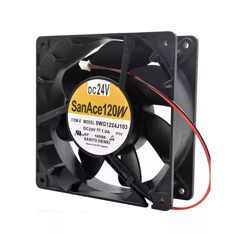 9WG1224J103 | Sanyo Denki 24VDC DC Axial Fan for solar inverter and energy storage cooling