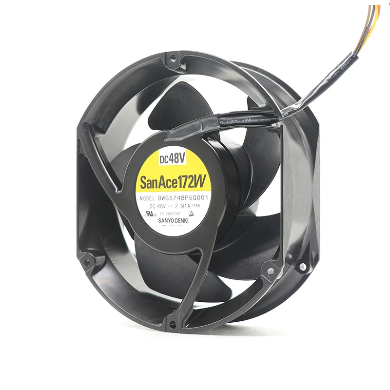 9WG5748P5G001 | Sanyo Denki 48VDC 140W DC Axial Fan for solar inverter and energy storage cooling