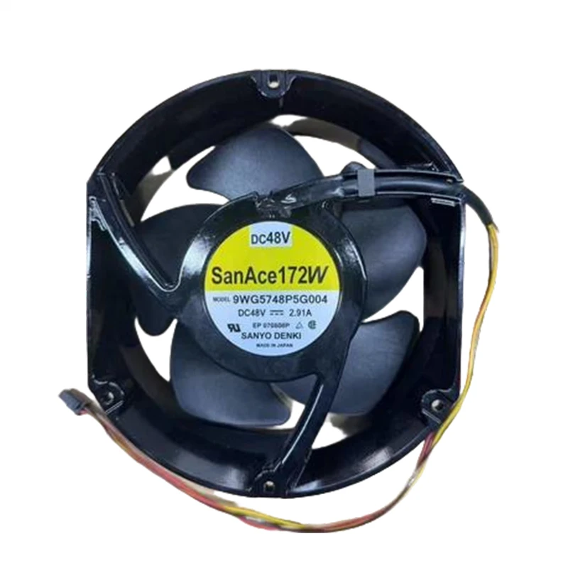9WG5748P5G004 | Sanyo Denki 48VDC DC Axial Fan for solar inverter and energy storage cooling