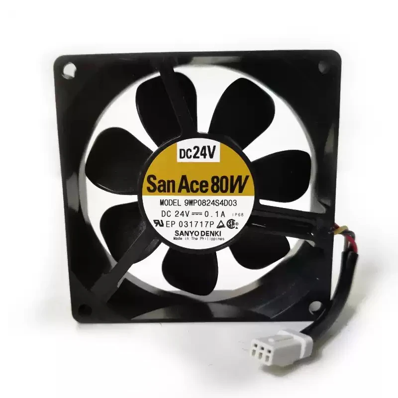 9WP0824S4D03 | Sanyo Denki 24VDC DC Axial Fan for solar inverter and energy storage cooling