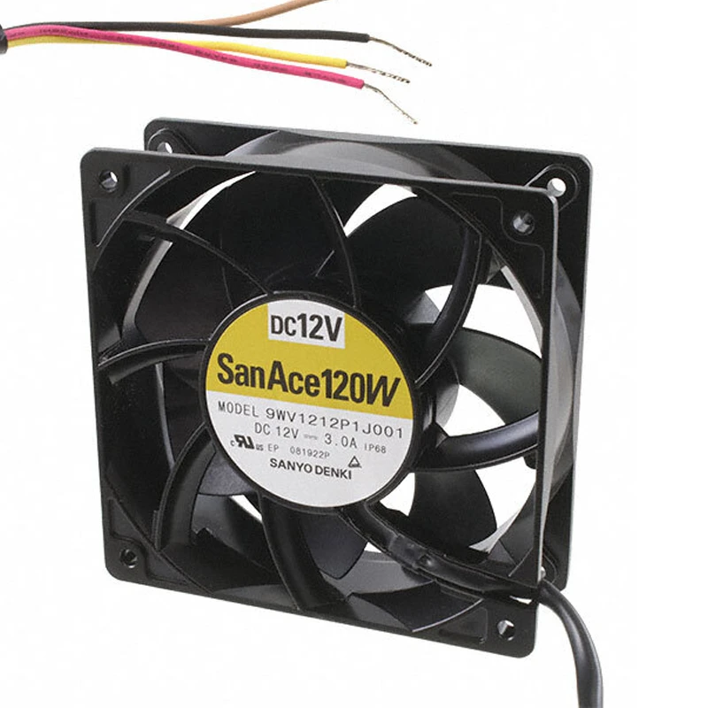 9WV1212P1J001 | Sanyo Denki 12VDC 36W DC Axial Fan for solar inverter and energy storage cooling