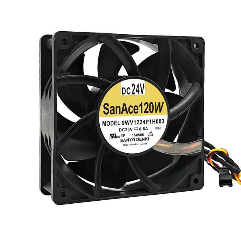9WV1224P1H003 | Sanyo Denki 24VDC DC Axial Fan for solar inverter and energy storage cooling