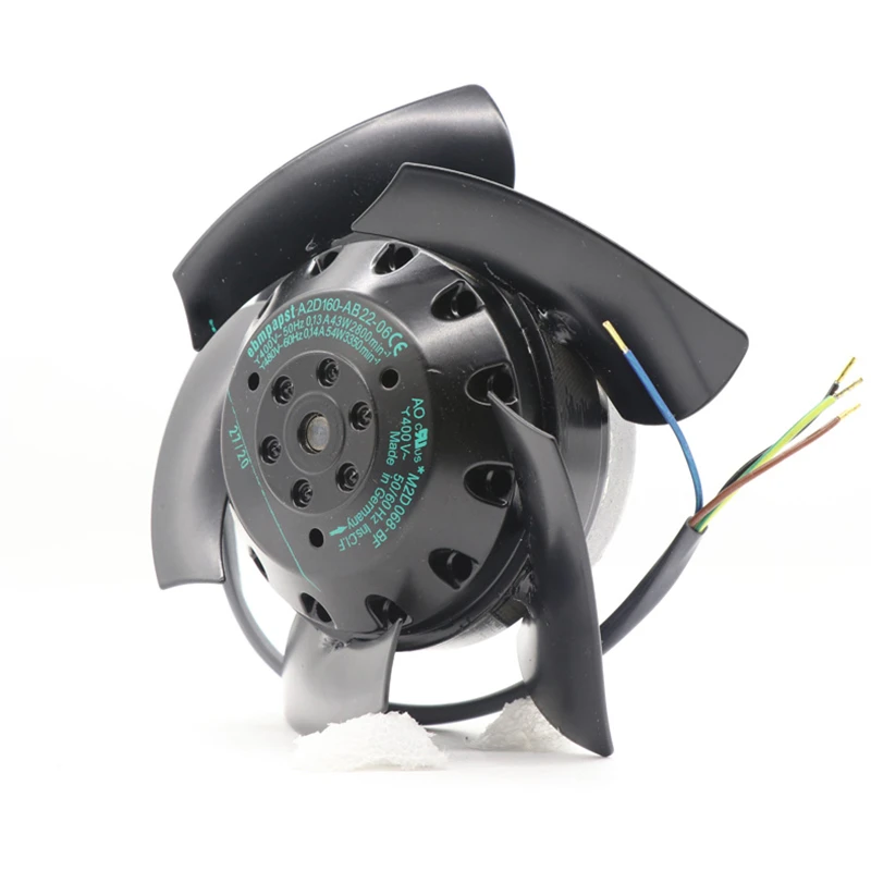 A2D160-AB22-06 | ebm-papst 480V 43W AC Axial Fan for Motor Cooling