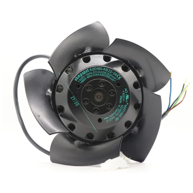 A2D160-AB22-06 | ebm-papst 480V 43W AC Axial Fan for Motor Cooling