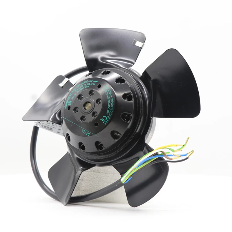 A2D200-AA02-02 | ebm-papst 230V 53W AC Axial Fan for Motor Cooling