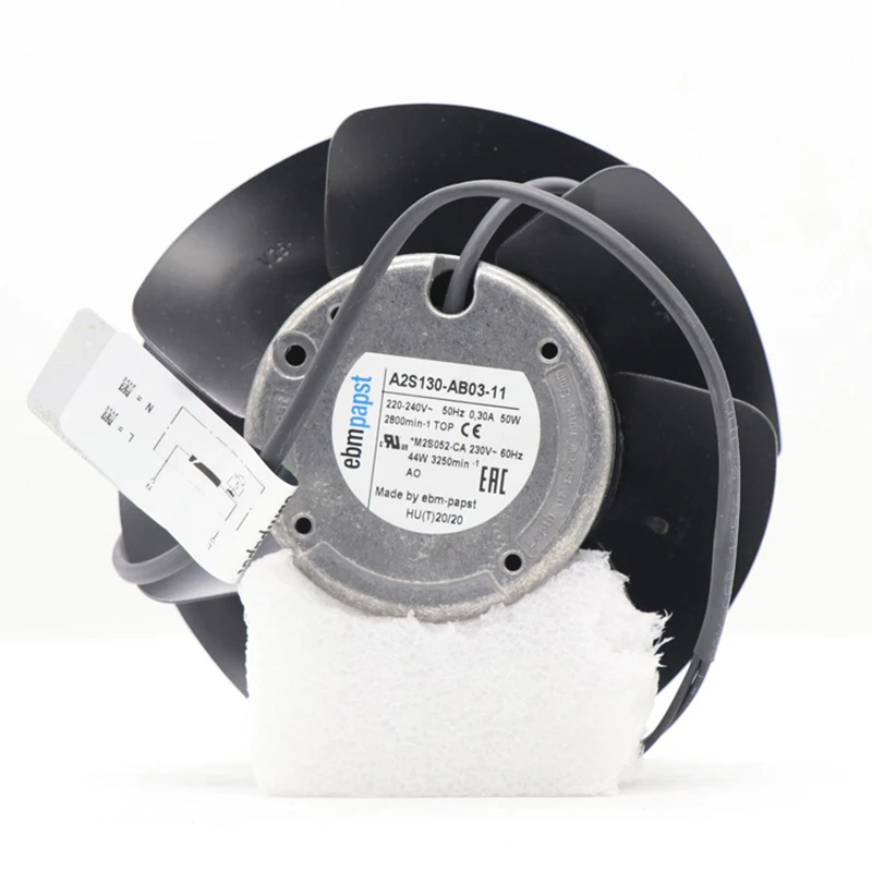 A2S130-AB03-11 | ebm-papst 230V 50W AC Axial Fan for Electronics Cooling