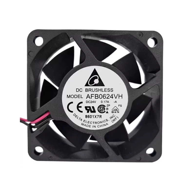 AFB0624VH-A | Delta Electronics 24VDC 3.36W Axial Fan for Server and Power Supply Cooling