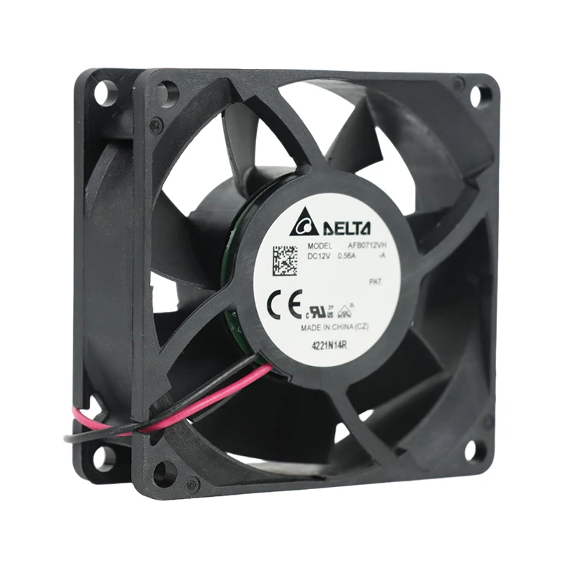 AFB0712VH-A | Delta Electronics 12VDC 5.28W Axial Fan for Server and Power Supply Cooling