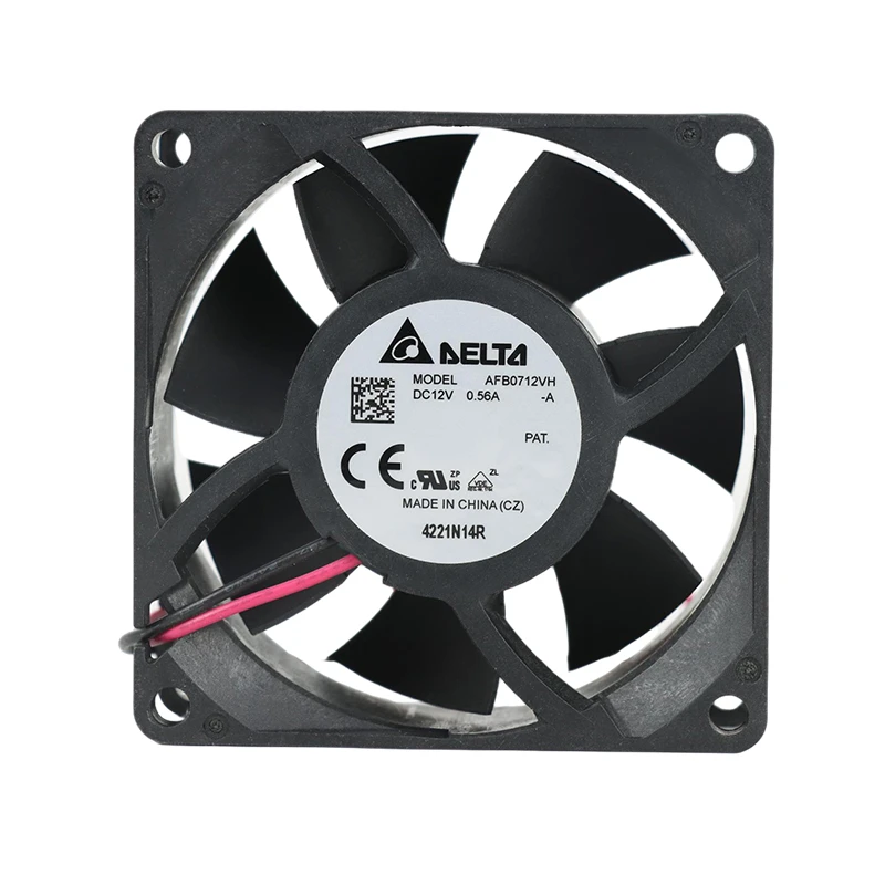 AFB0712VH-A | Delta Electronics 12VDC 5.28W Axial Fan for Server and Power Supply Cooling