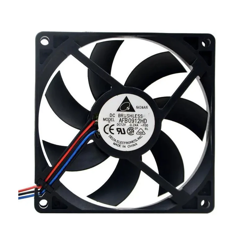 AFB0912HD | Delta Electronics 12VDC 1.92W Axial Fan for Server and Power Supply Cooling