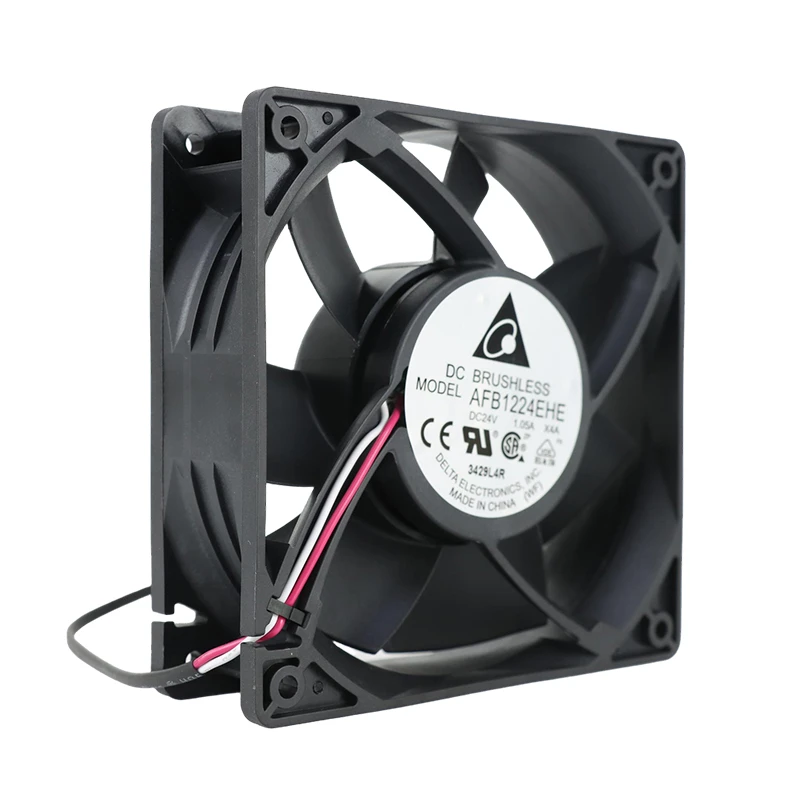 AFB1224EHE | Delta Electronics 24VDC 20.4W Axial Fan for Server and Power Supply Cooling