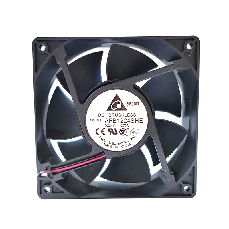 AFB1224SHE | Delta Electronics 24VDC 12W Axial Fan for Server and Power Supply Cooling