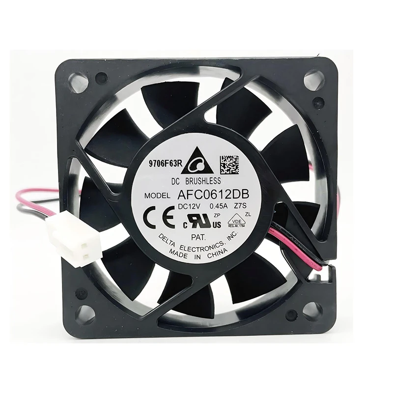 AFC0612DB | Delta Electronics 12VDC 3.96W DC Fan for Electronic Equipment Cooling