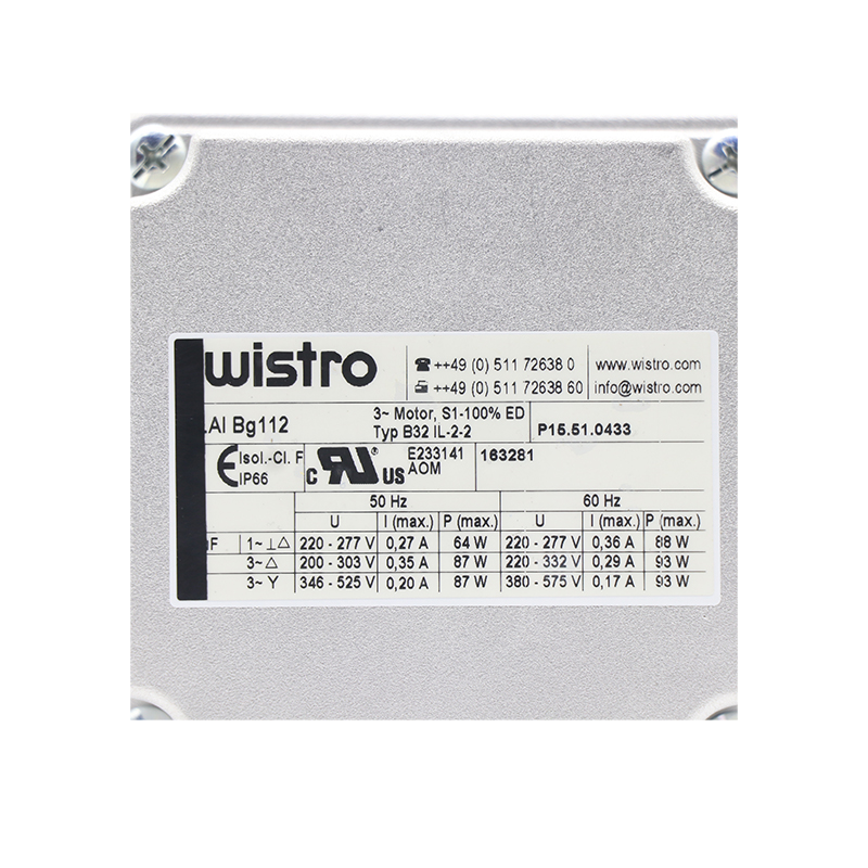 BG112（P15.51.0433） | WISTRO 1~220-277VAC 94W External Motor Cooling Fan for Food, Low-Temp and Ex Areas