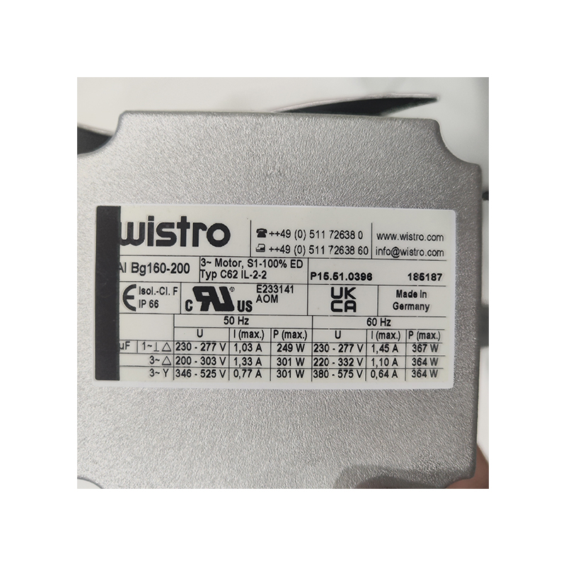 BG160-200（P15.51.0396） | WISTRO 1~230-277VAC 367W External Motor Cooling Fan for Food, Low-Temp and Ex Areas