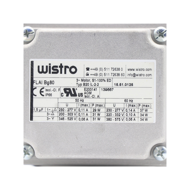 BG80（15.51.0125） | WISTRO 1~230-277VAC 37W External Motor Cooling Fan for Food, Low-Temp and Ex Areas