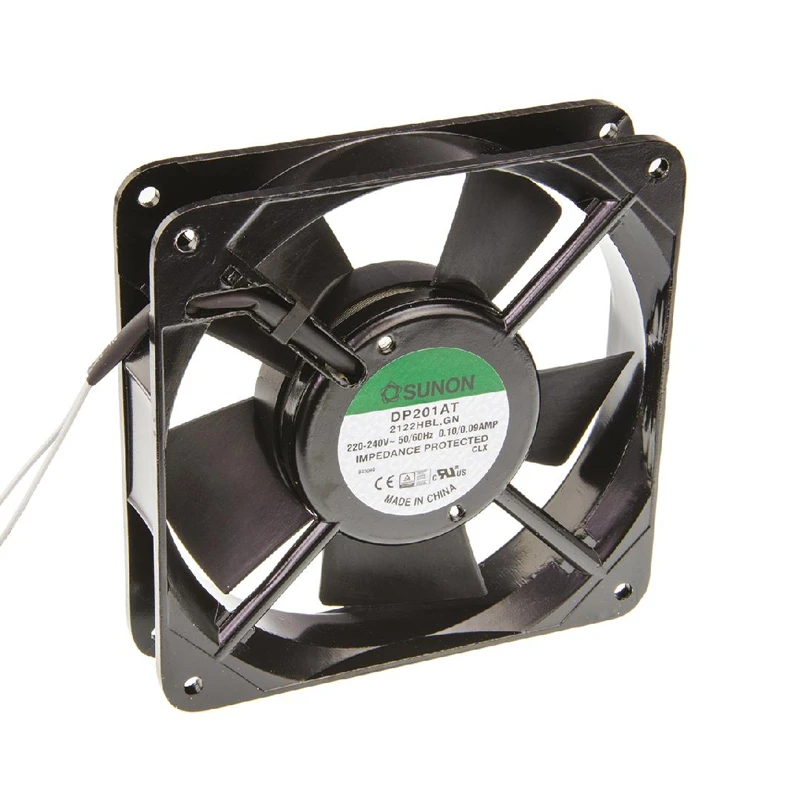 DP201AT 2122HBL.GN | SUNON 220/240V 19W 120x120x25mm 136m3/h AC Axial Fan for HVAC & Ventilation