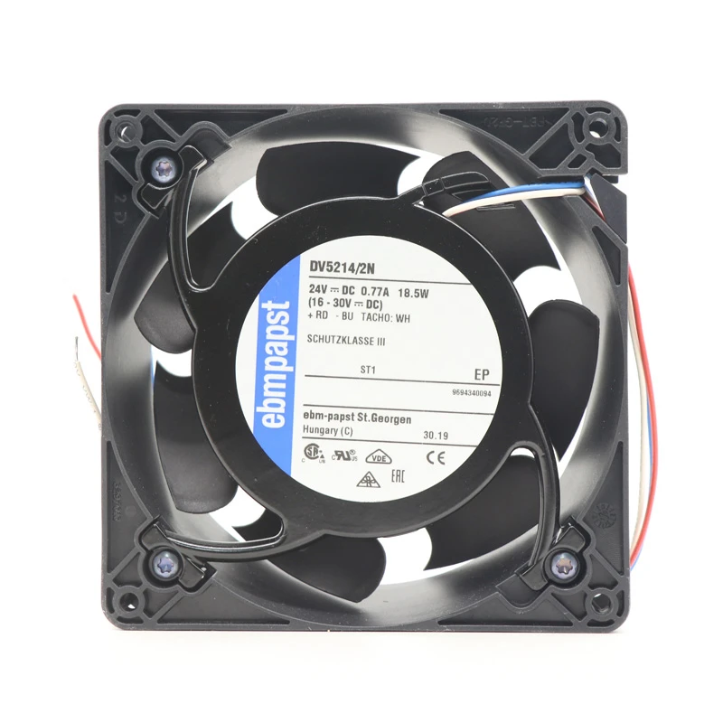 DV5214/2N | ebm-papst 24V 18.5W DC Diagonal Fan for Electronics Cooling