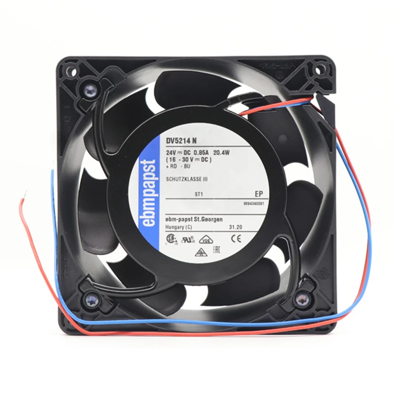 DV5214N | ebm-papst 24V 20.4W DC Diagonal Fan for Electronics Cooling